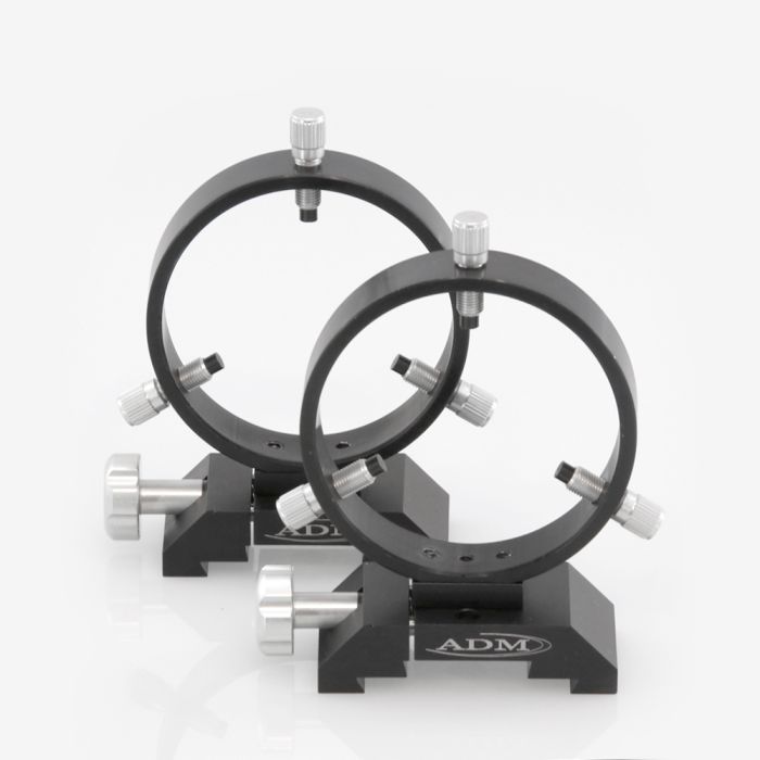 ADM Dual Series 100 mm Adjustable Guidescope Ring Set ADM Accessories 100 mm Dual D  V Series Adjustable Guidescope Ring Set