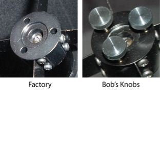 Bobs Knobs Collimation Knobs for Orion SkyQuest XT Secondary with 25 mm Screw Length