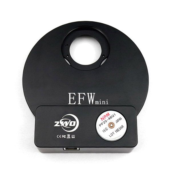 ZWO EFW Mini Electronic Five-Position Filter Wheel - 1.2531mm