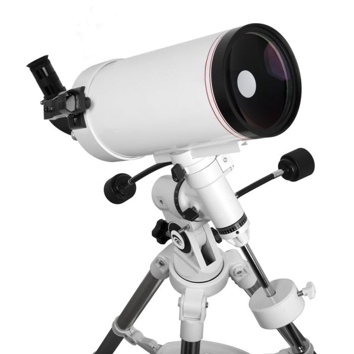 Explore Scientific FirstLight 127 mm Maksutov-Cassegrain wEQ3 Mount Explore Scientific 127 mm FirstLight White Tube Mak-Cass Telescope with EQ3 Mount