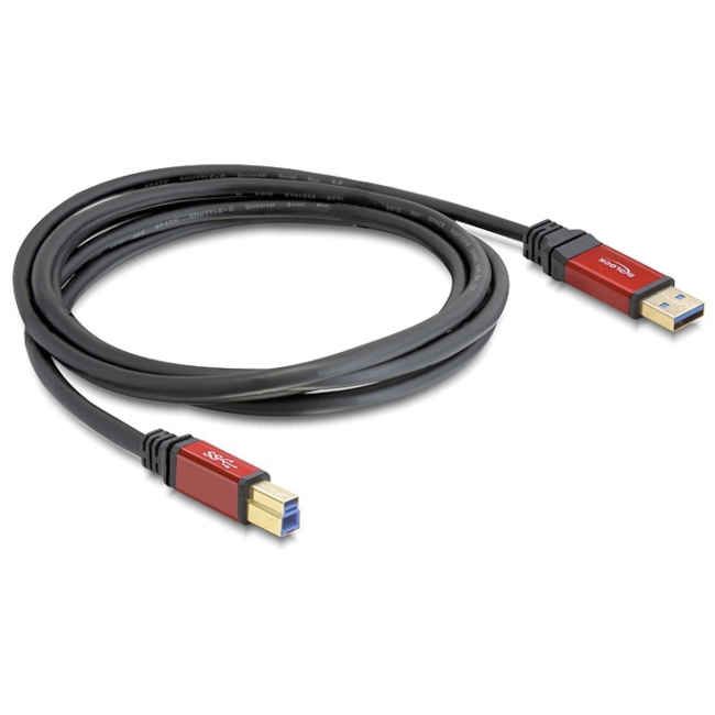 Pegasus Astro USB 3.0 Cable Type-A Male to Type-B Male Single Cord 6.6 ft2 m Pegasus Astro USB 3.0 Type-A male to USB 3.0 Type-B male cord. 2 meter length red connectors and black cord. 