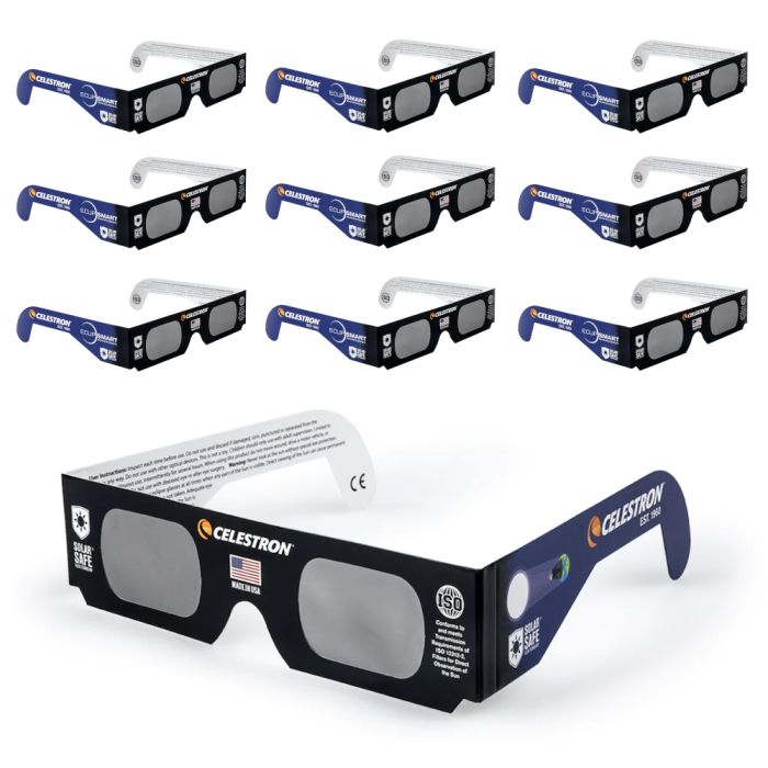 Celestron EclipSmart Solar Eclipse Glasses - 10 Pack