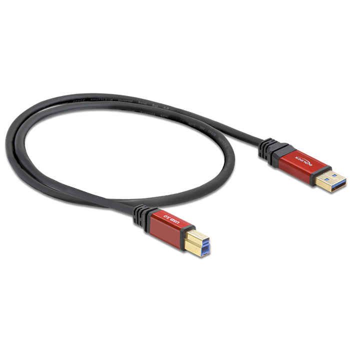 Pegasus Astro USB 3.0 Cable Type-A Male-to-Type-B Male Single Cord 3.3 ft1 m Pegasus Astro  USB 3.0 Type-A male to USB 3.0 Type-B male cord. 1 meter length red connectors and black cord. 