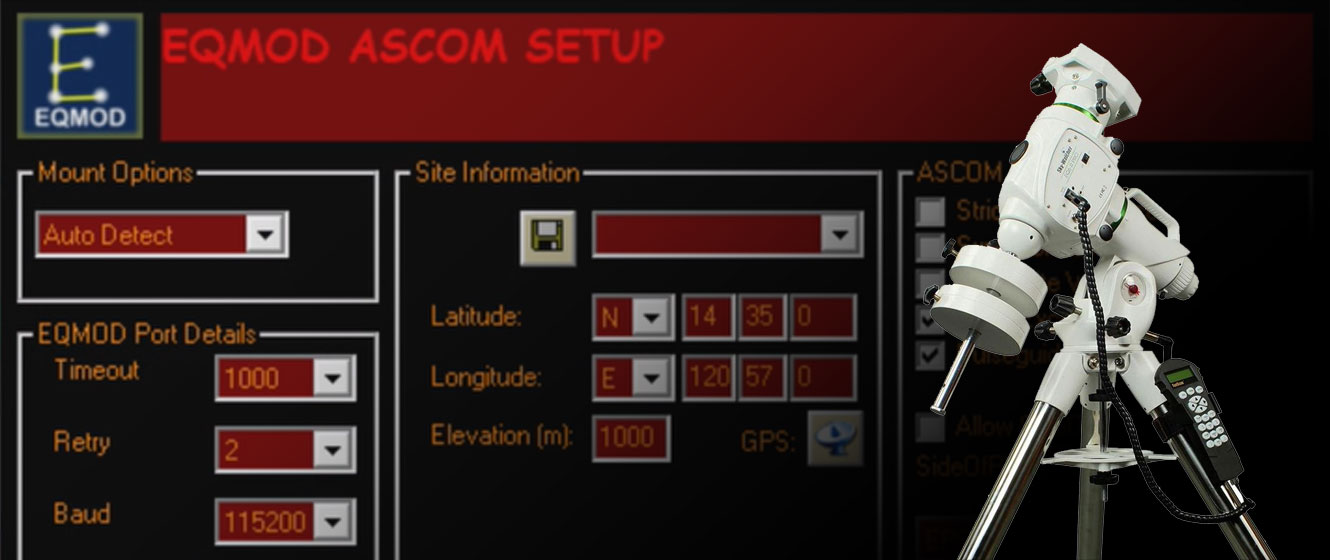 Controlling a Sky-Watcher EQ6-R Pro Mount with Your PC