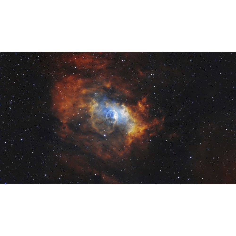 Bubble Nebula photographed by Luke Newbould