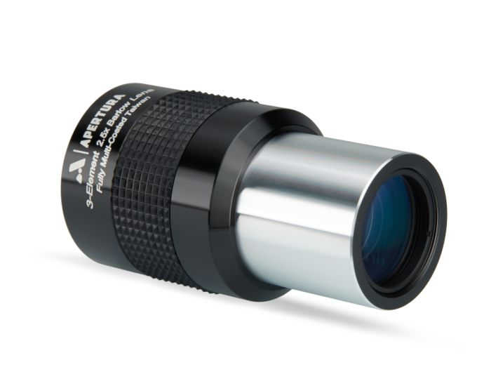 2.5x Barlow lens side view