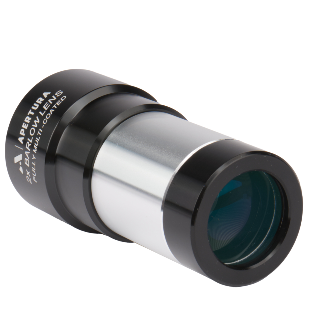 2x ED Barlow lens on side up close