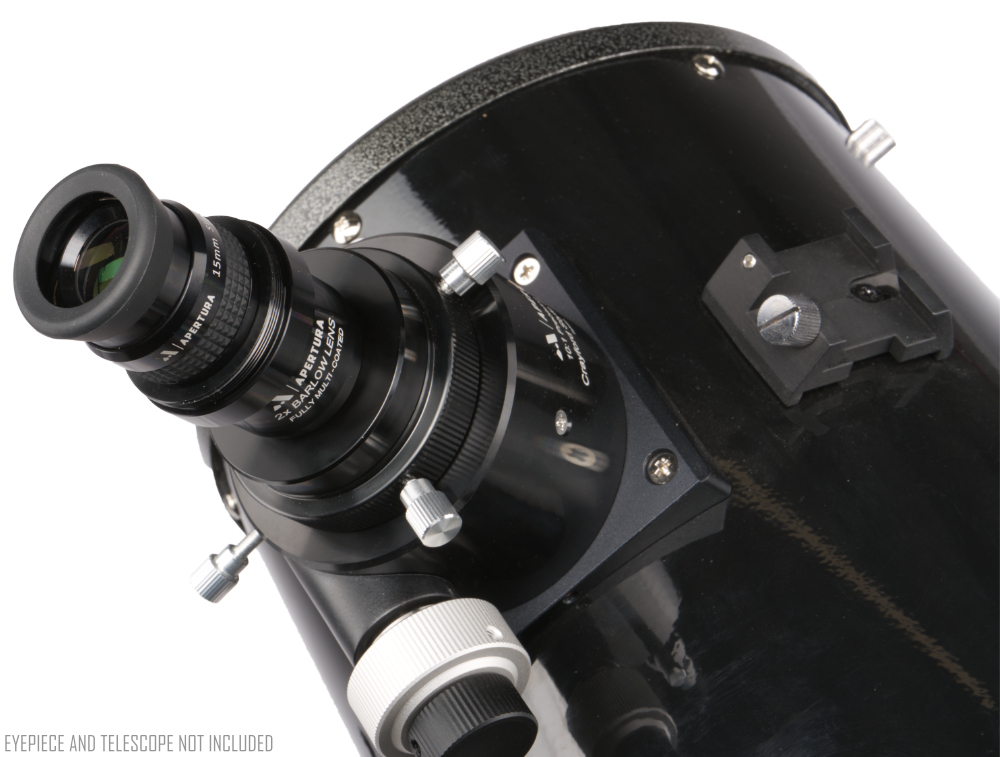 2x ED Barlow lens side view