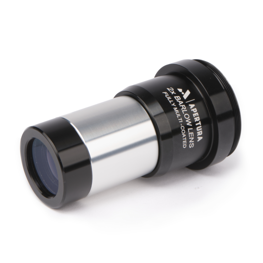 2x ED Barlow lens on side up close