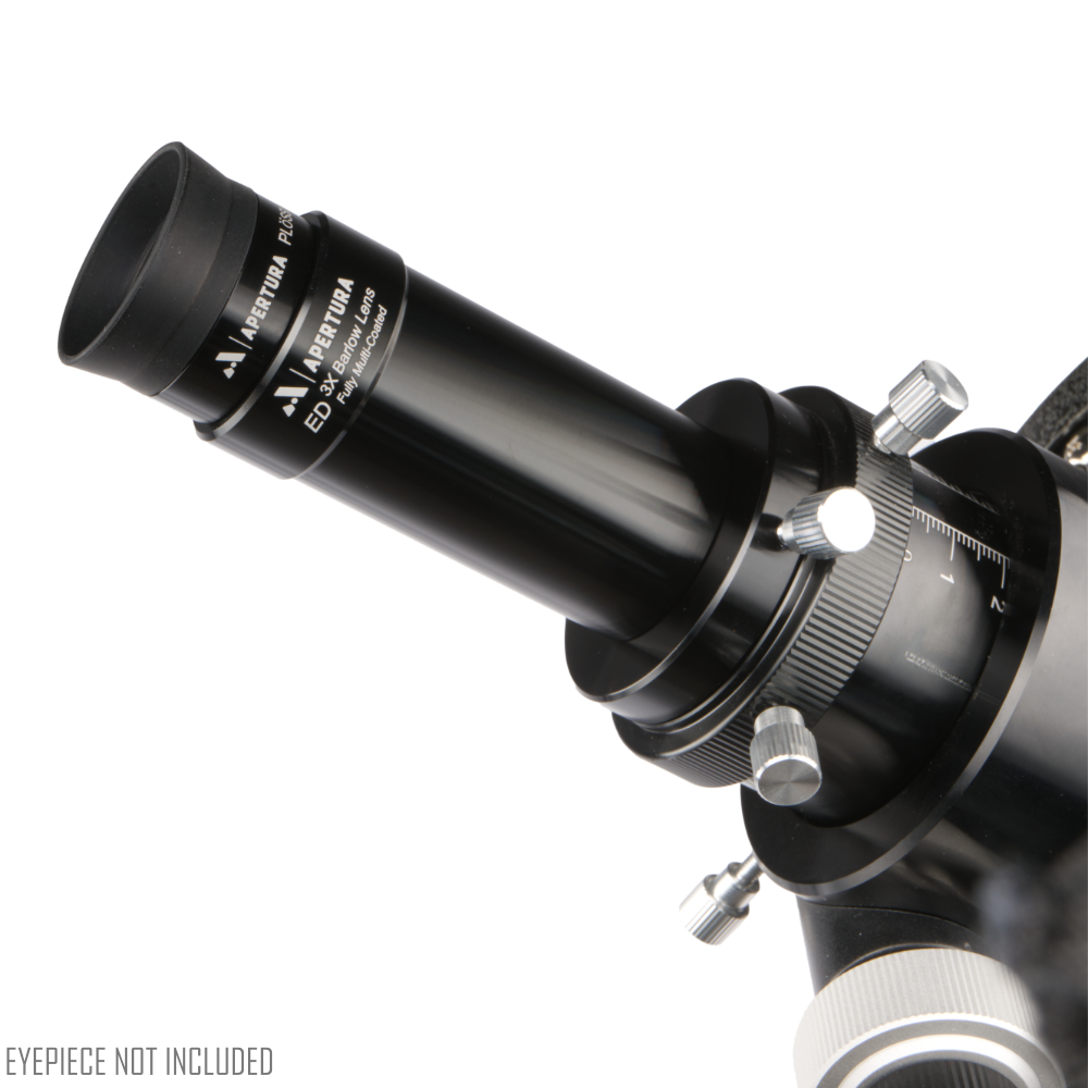 3x Barlow lens on side