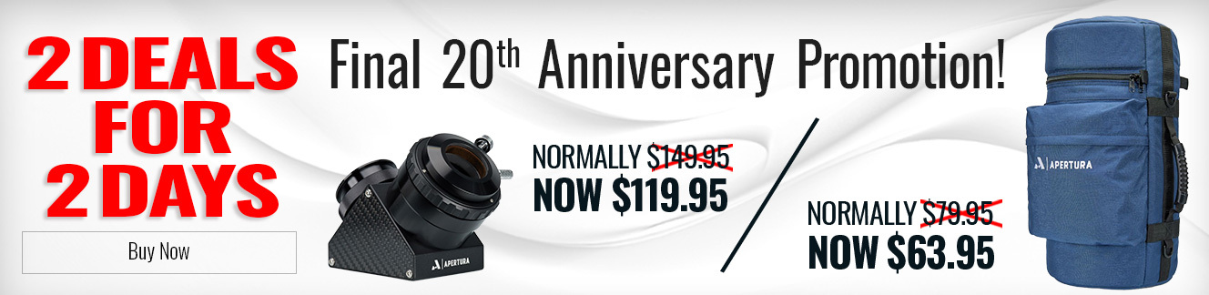 20th Anniversary Apertura Sale