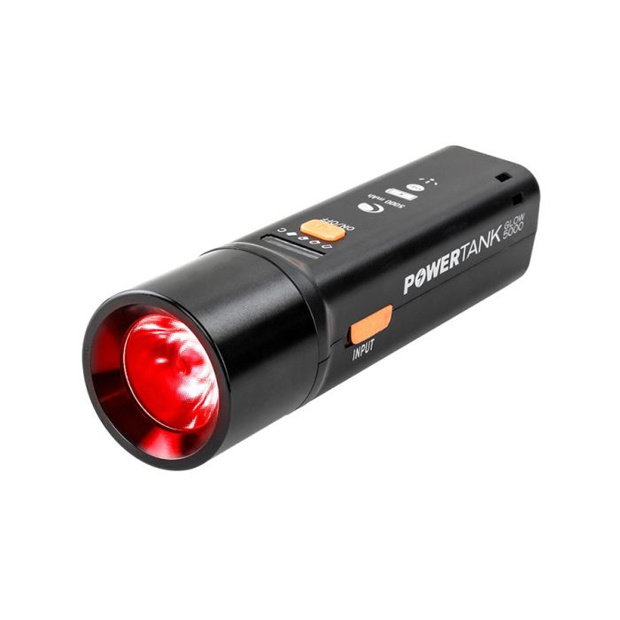 Celestron PowerTank Glow 5000 Red Flashlight & Charger
