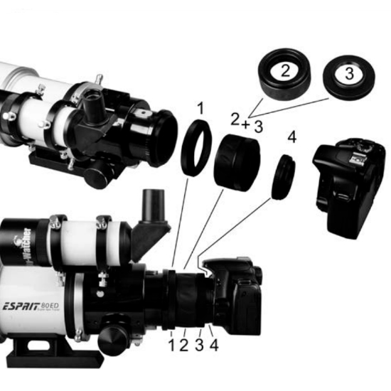 Esprit 80 DSLR Attachment