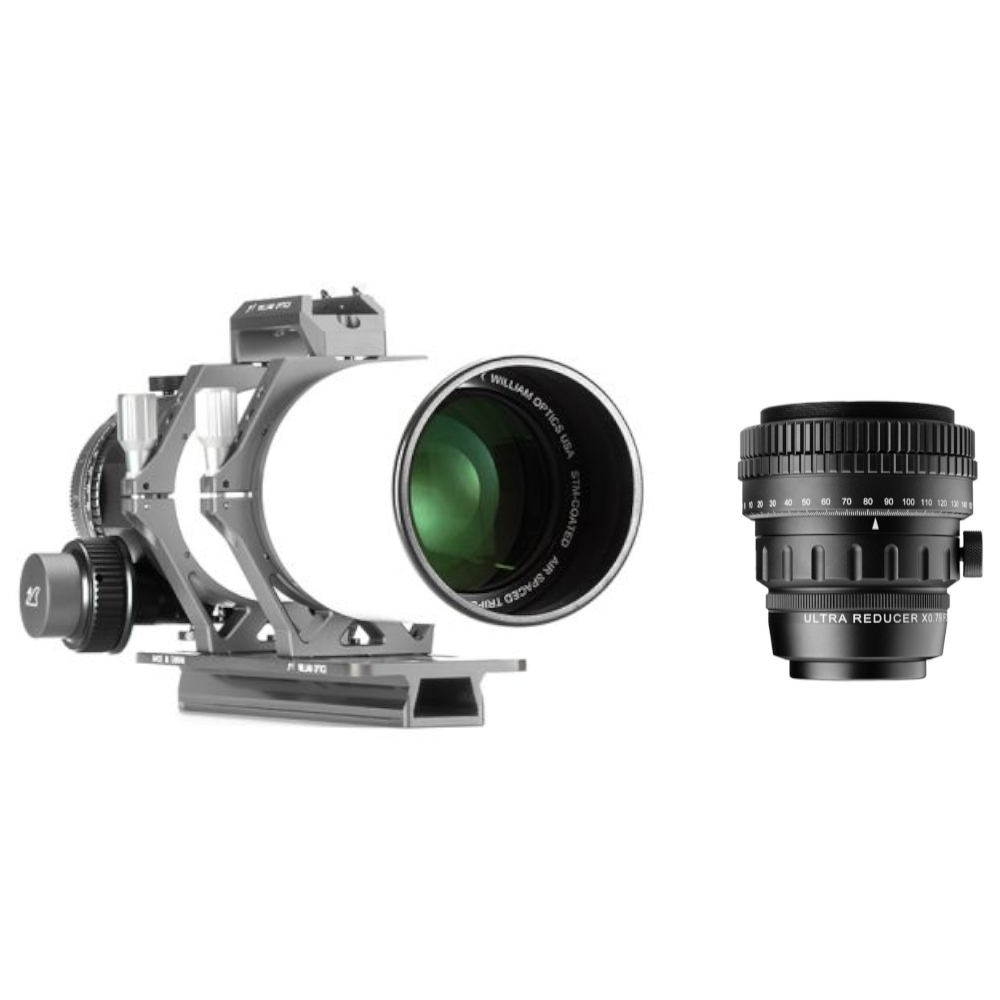 FLT91 facing towards the camera, with the Ultra Flat 0.79x shown next to it