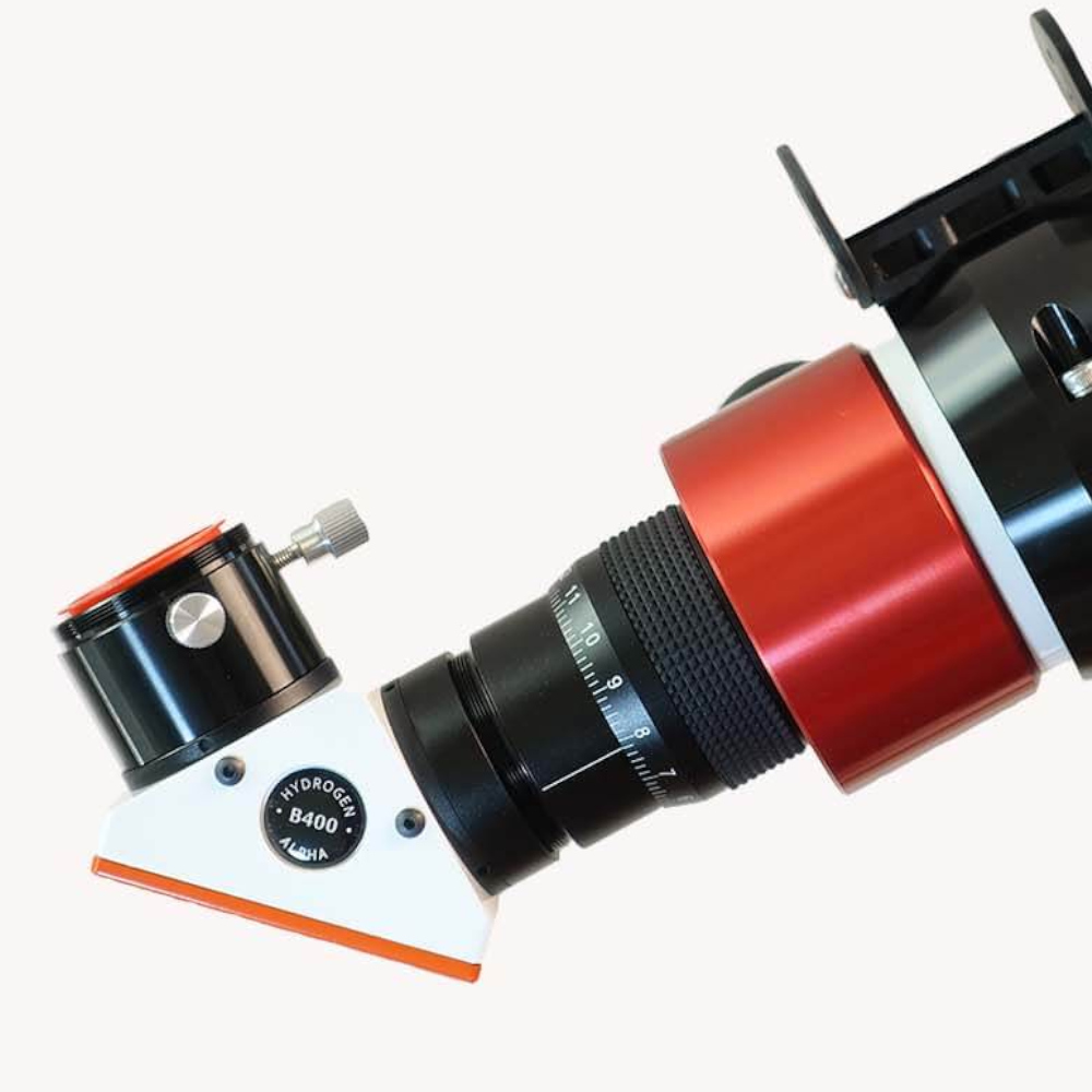 Close up of the helical focuser