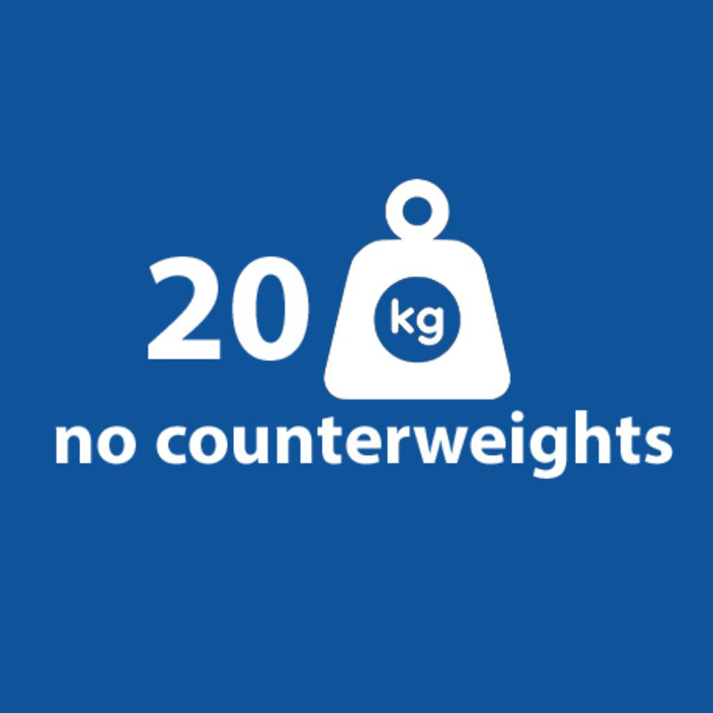 Payload without Counterweights