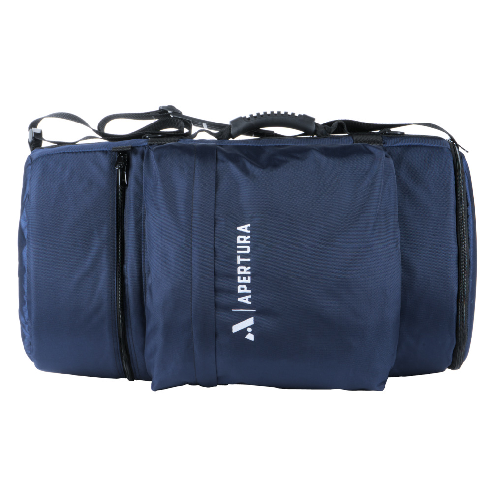 Apertura Case for 8 inch telescopes shown laying on its side
