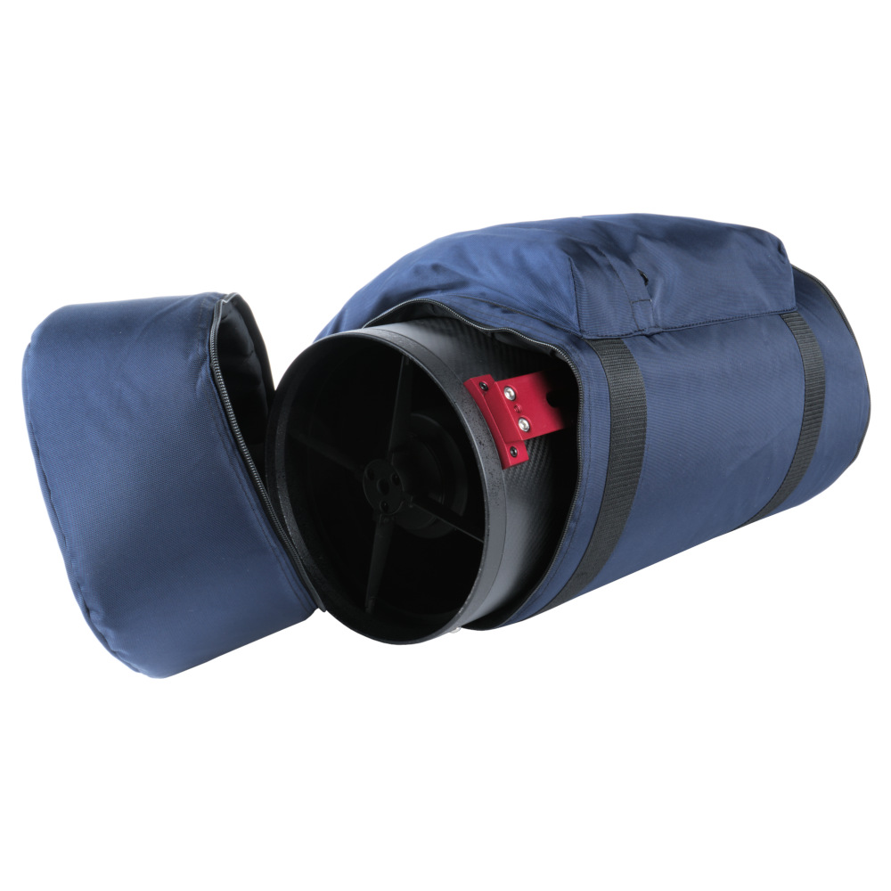Apertura Case for 8 inch telescopes set at an angle with an Apertura CarbonStar RC in it