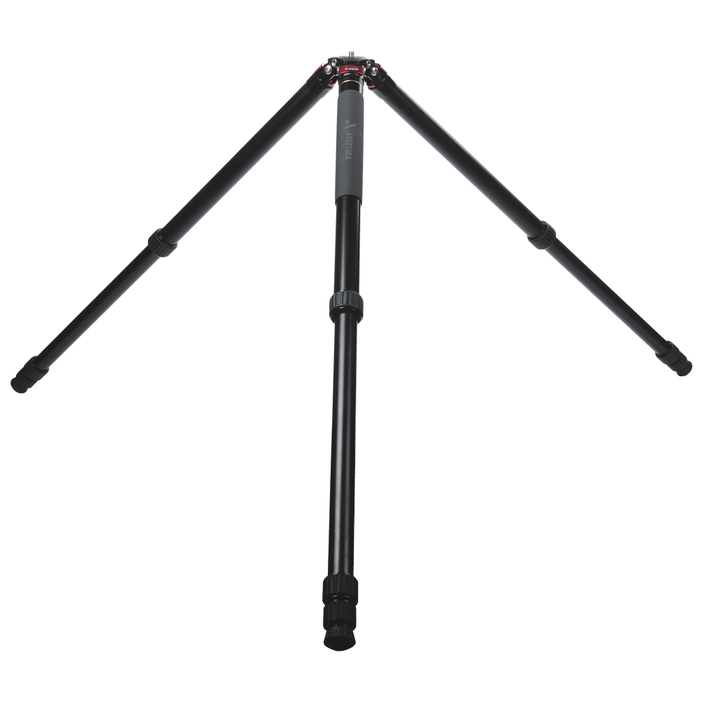 Apertura CATV3 with tripod legs extended and opened