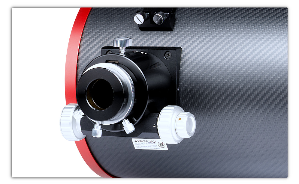 Close up of focuser
