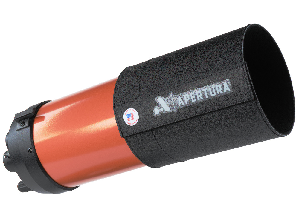 The Apertura 5 inch SCT Dew Shield installed on the Celestron NexStar 5SE