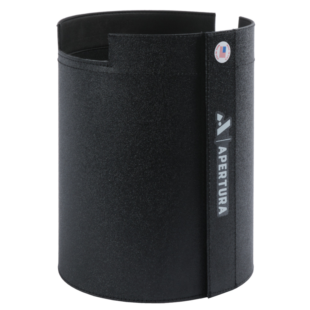 The Apertura 8 SCT Dew Shield for EQ Mounted Scopes - Dual Dovetail sat facing down