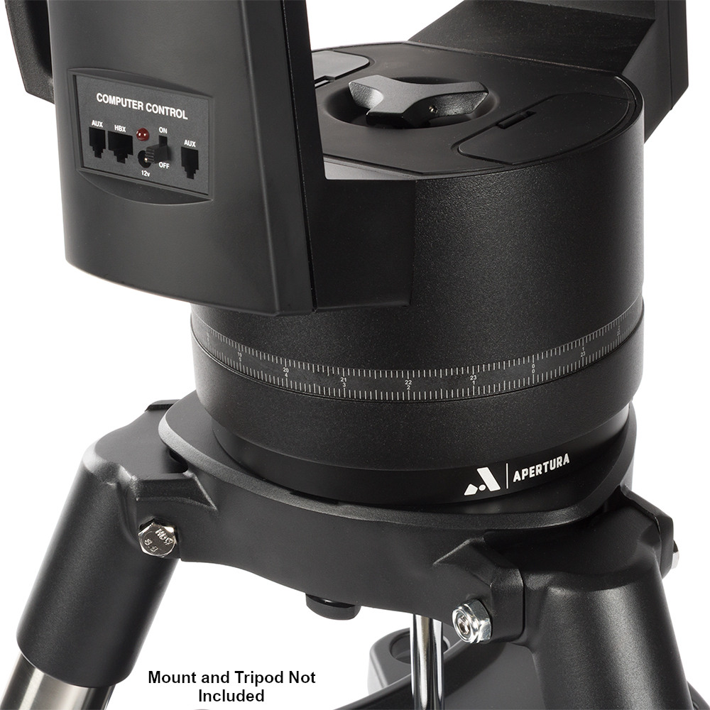 Adapter plate installed on the Celestron CPC tripod and LX90 Mount