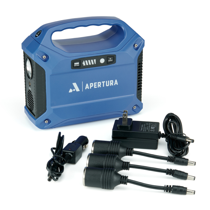 Apertura Portable Telescope Power Supply with cables
