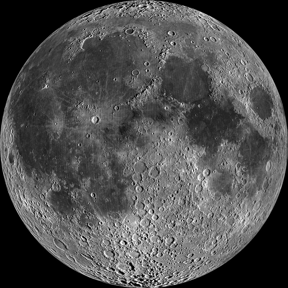 Moon with Apertura Variable Polarizing Filter