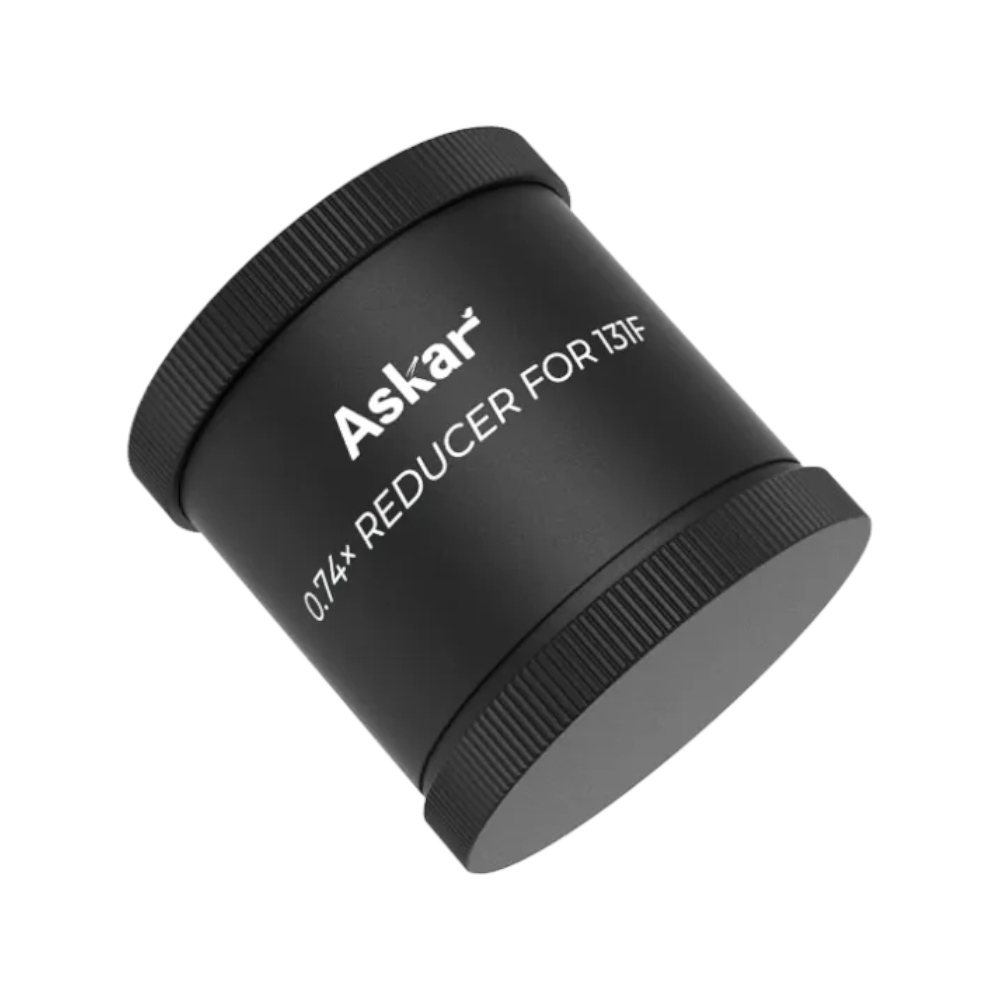 Image of the dedicated Askar 131F 0.74x reducer, sold separately