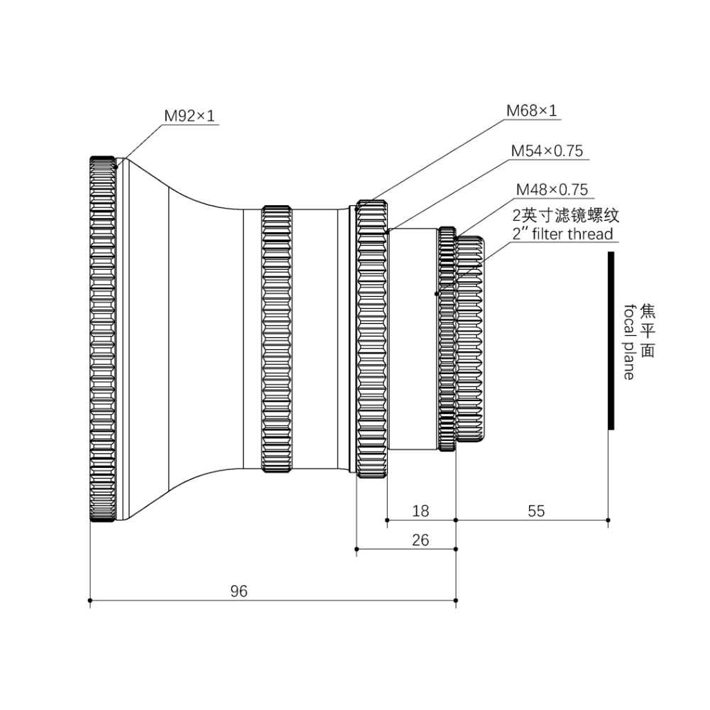 Askar 160 APO Flattener Flattener Diagram