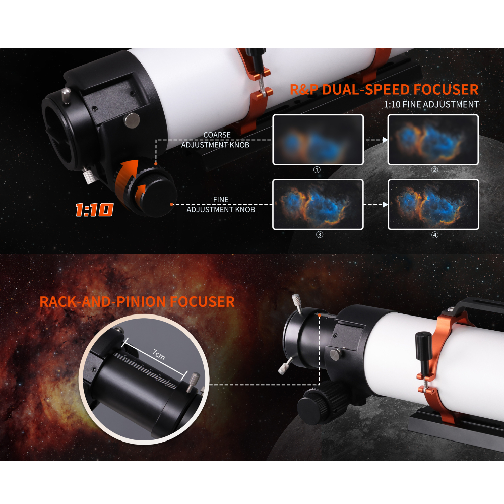 Askar 80ED Rack and Pinion Focuser