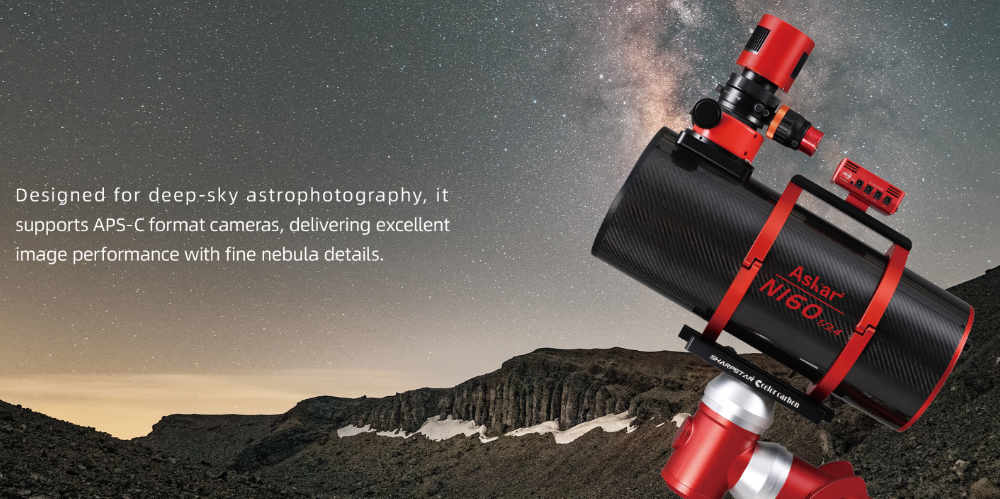 Askar N160 Stylized Image with Milky Way Background