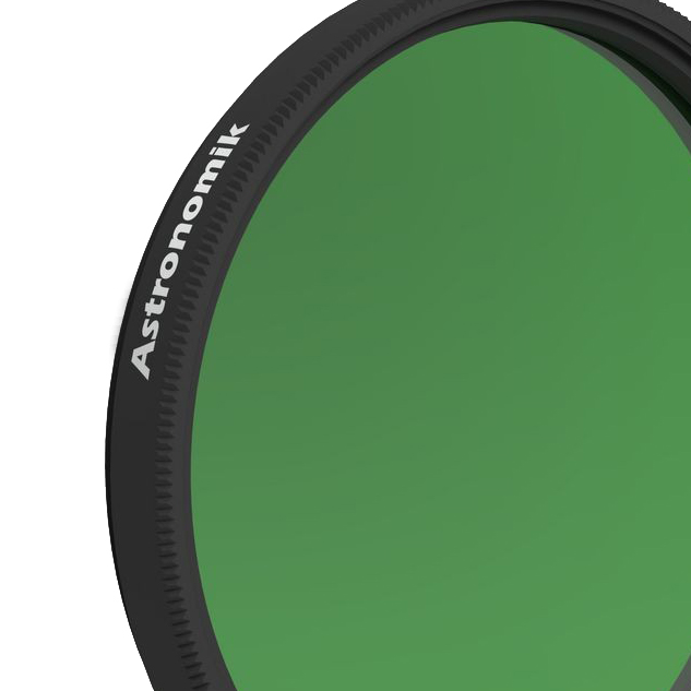 Astronomik Green filter close up