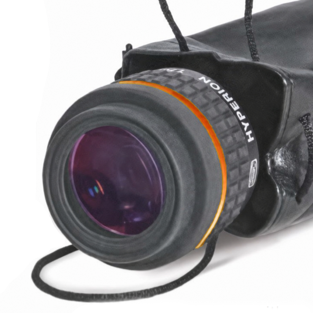 Baader Hyperion Eyepiece Up Close on Lens