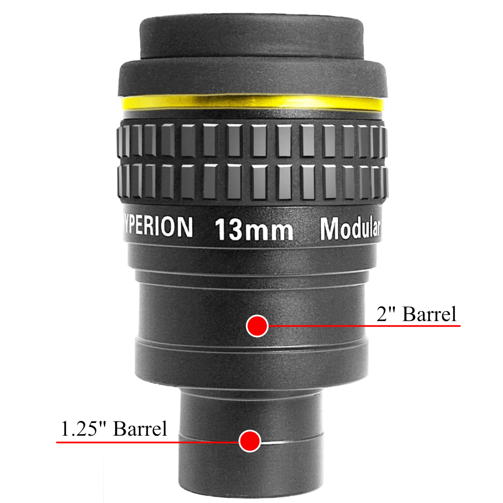Baader Hyperion Modular Eyepiece Demonstrating Barrels
