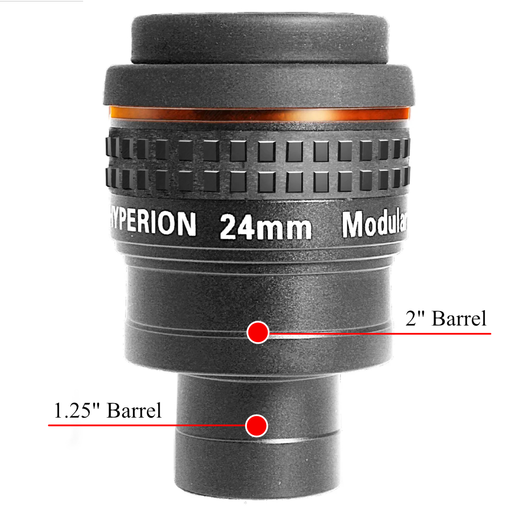 Baader Hyperion Eyepiece Demonstrating Barrels