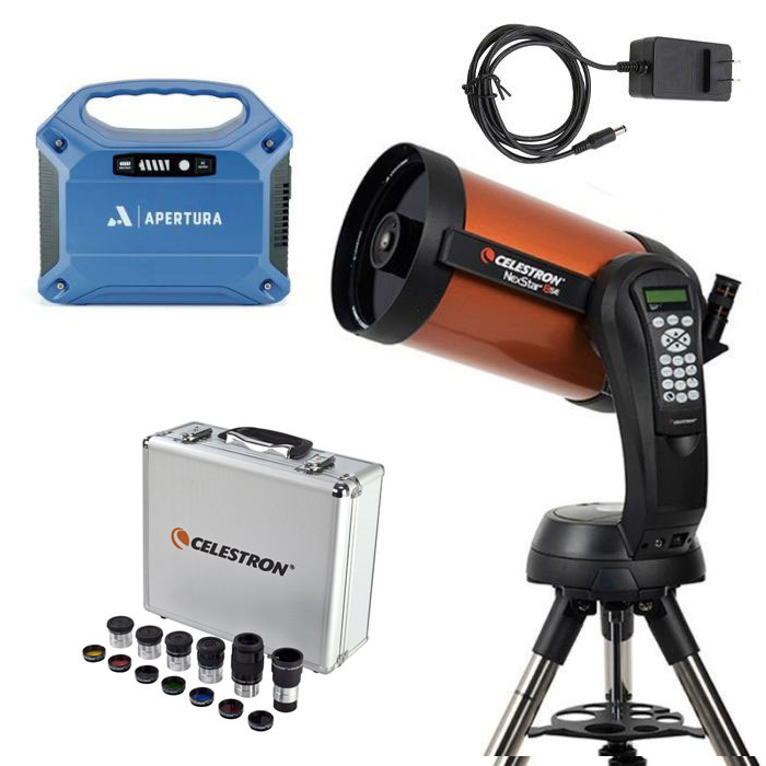 Celestron NexStar SE Telescope with power supply, ac adapter, and eyepiece kit