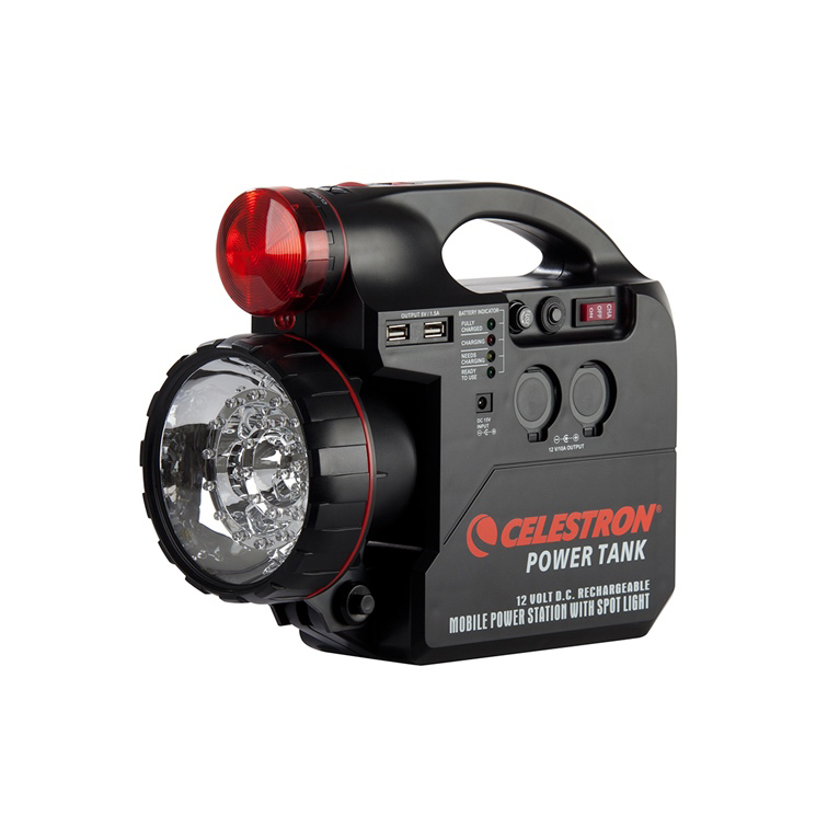 Celestron Power Tank 7Ah, facing forward and to the left