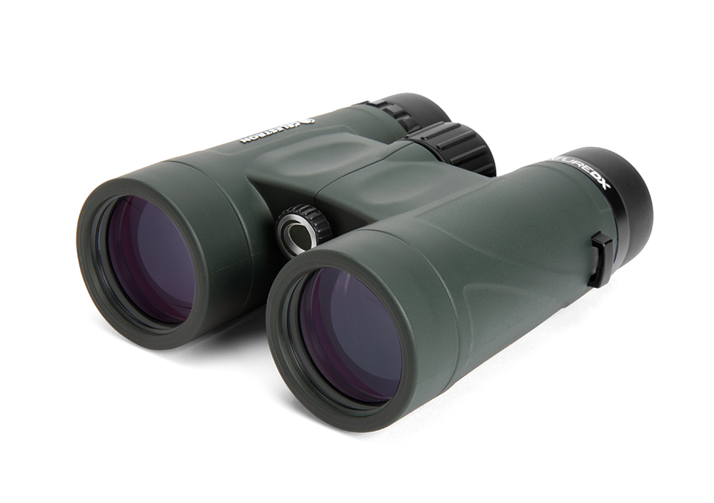 Top down view of the Nature DX Binoculars facing forward