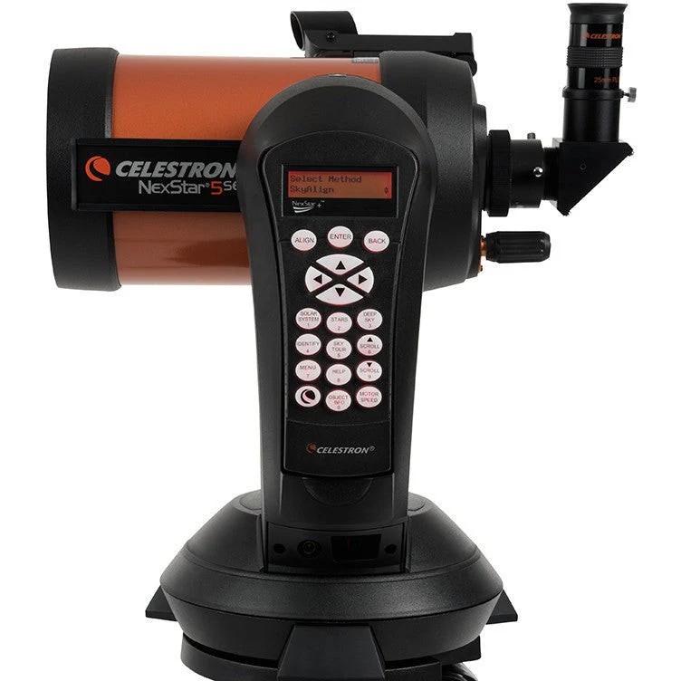 Celestron NexStar 4SE left facing with hand controller