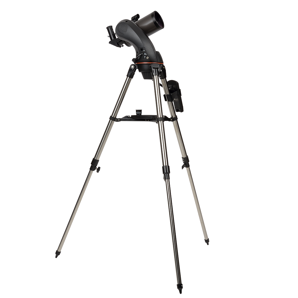 Celestron NexStar 90 SLT Telescope side profile (facing right)