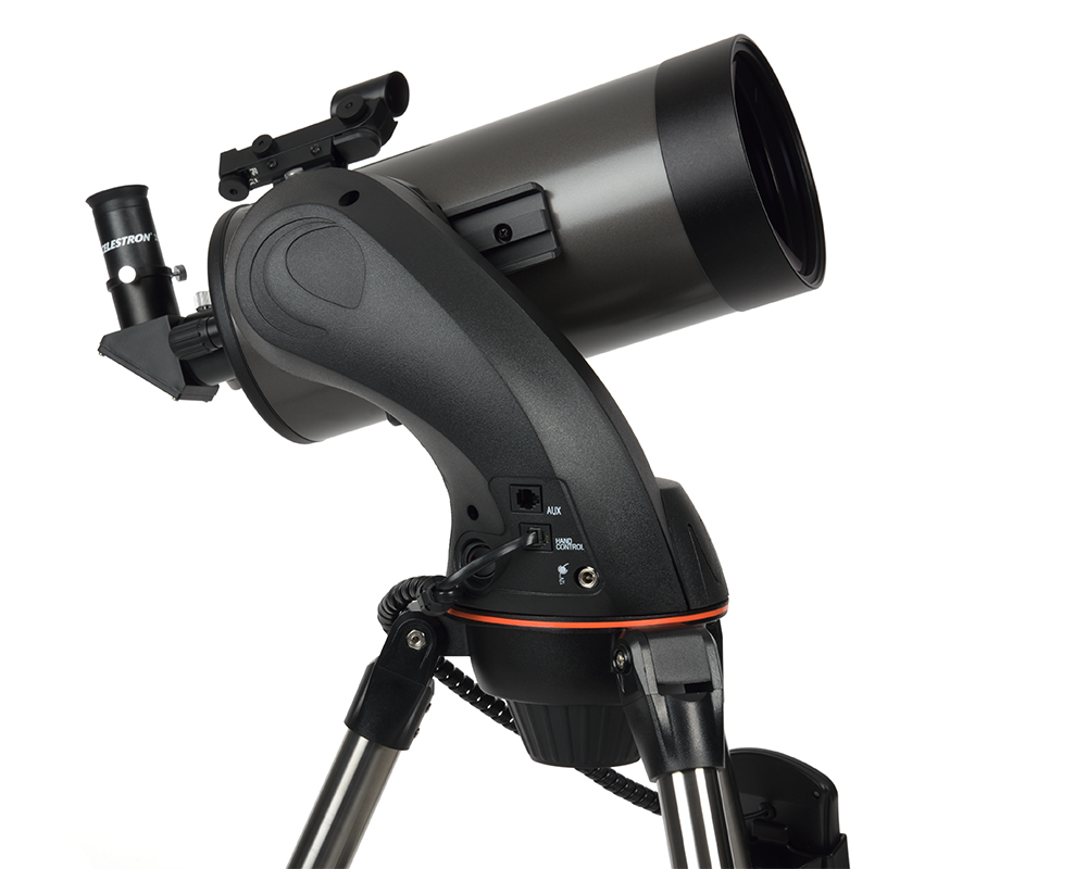 Celestron NexStar 127 SLT Telescope side profile (facing left)