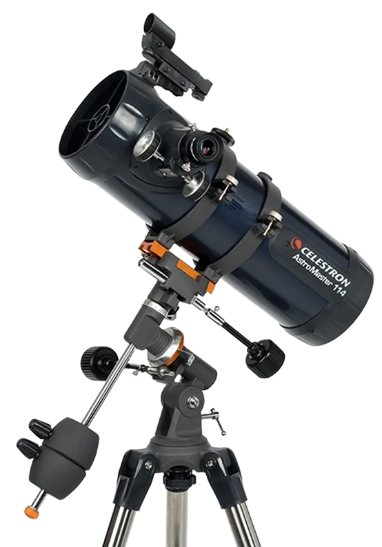 AstroMaster 114 EQ facing left