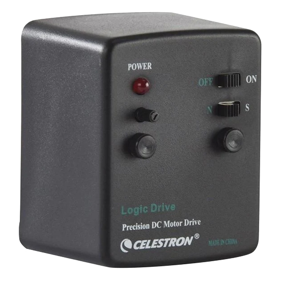 AstroMaster 114 EQ mount close up