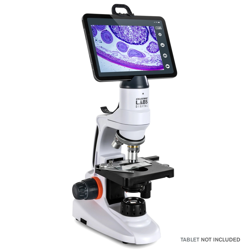 Celestron Labs Digital Wi-Fi Desktop Microscope side profile (facing right)