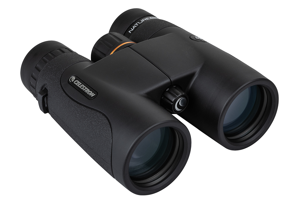 Top down view of the Nature DX Binoculars angled to the right