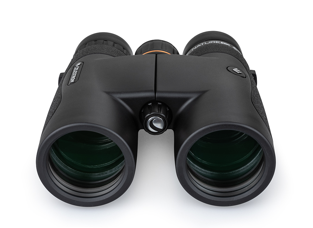 Top down view of the Nature DX Binoculars facing forward