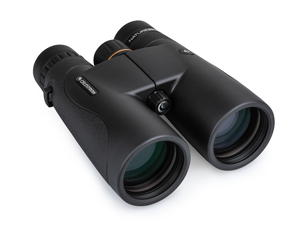 Top down view of the Nature DX Binoculars angled to the right