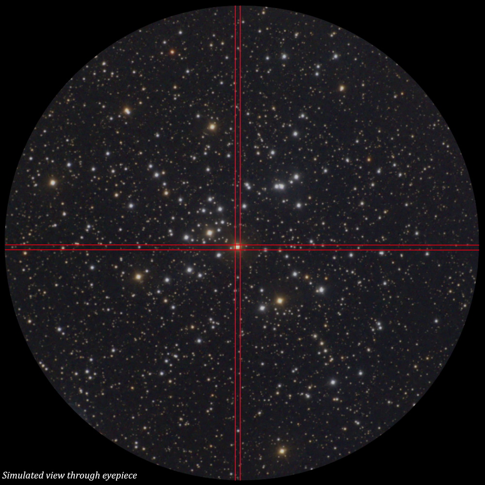 Graphic about the eyepiece focal length